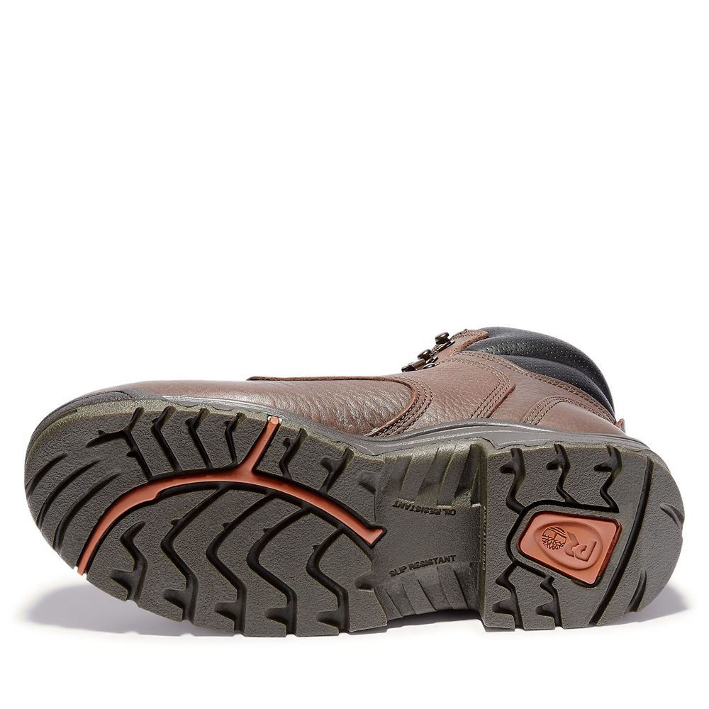 Bocanci De Muncă Timberland Barbati Maro - Pro® Titan® 6\" Alloy Toe - Romania - OHMYVQ914